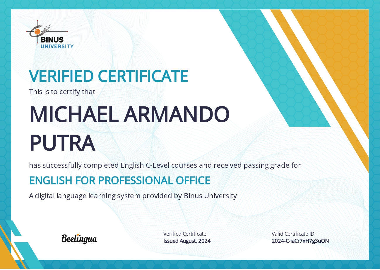 ENGLISH FOR PROFESSIONAL OFFICE